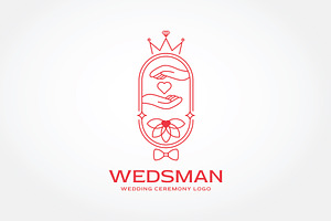 Wedsman - Wedding Ceremony Logo