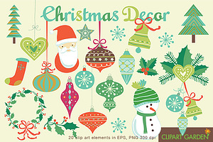 Christmas ornament clipart