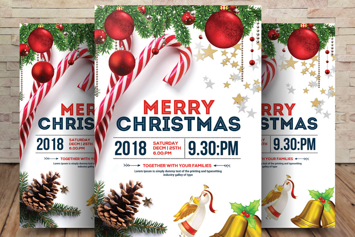 Merry Xmas Party Flyer, a Flyer Template by graphicforest