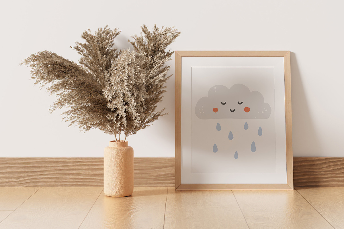 Cute Weather elements Vol 01, an Object Illustration by RizkaNurfazrina (Photo 4 of 6)