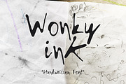 Wonky Ink - Handwritten Font, a Handwritten Font by SweetRenieDesigns (Thumbnail 1 of 4)