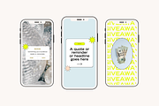 Retro + Bright Instagram Templates, a Social Media Template by Madewest Supply Co. (Thumbnail 6 of 7)