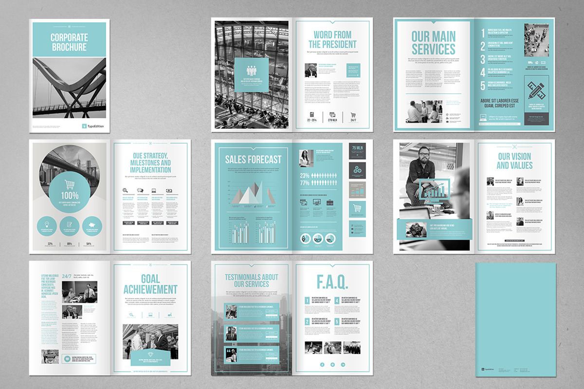 Corporate Brochure PSD, a Brochure Template by TypoEdition (Photo 4 of 4)