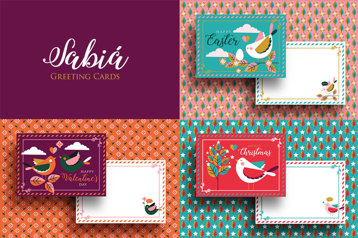 Sabiá Greeting Cards, a Card Template by Werlang Paper (Photo 1 of 6)