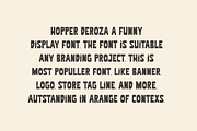 Hopper Deroza - Kids Font, a Sans Serif Font by Iqsiart Studio (Thumbnail 3 of 6)
