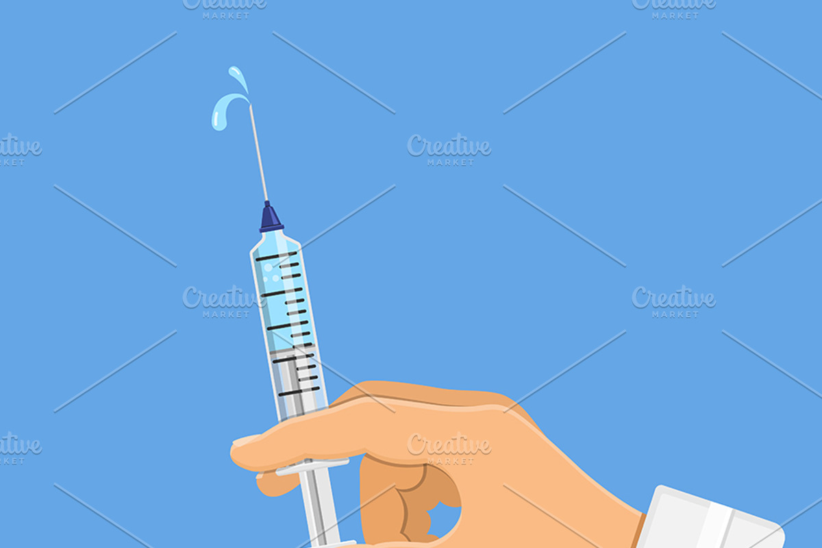 Vaccination Concepts with Syringe, a Healthcare Illustration by TAlex (Photo 3 of 6)