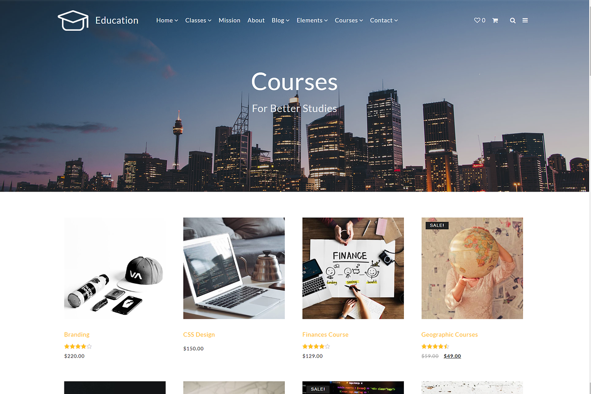 Education & Courses WordPress Theme, a WordPress Template by Visualmodo (Photo 31 of 41)