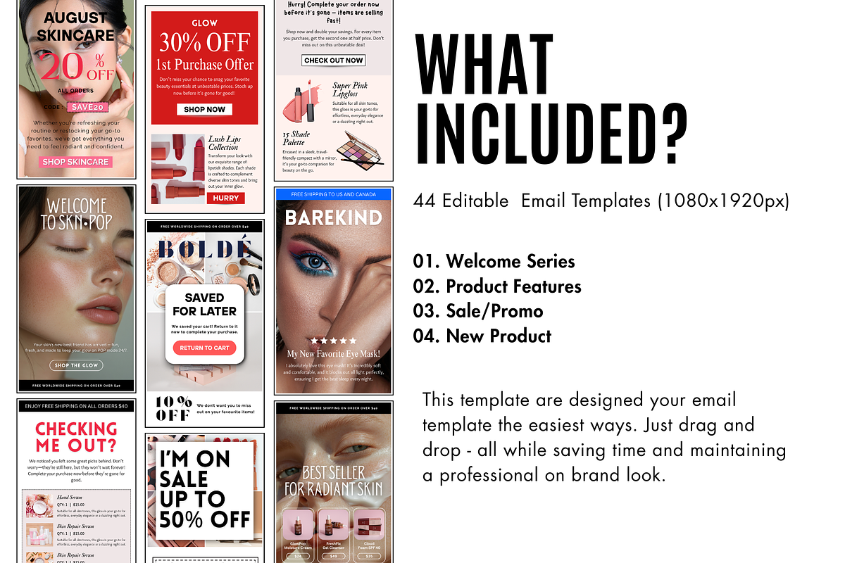 Beauty Brand Email Marketing preview 6