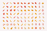 Autumn leaves and plants flat set, an Object Graphic by Vector_Art (Thumbnail 6 of 7)