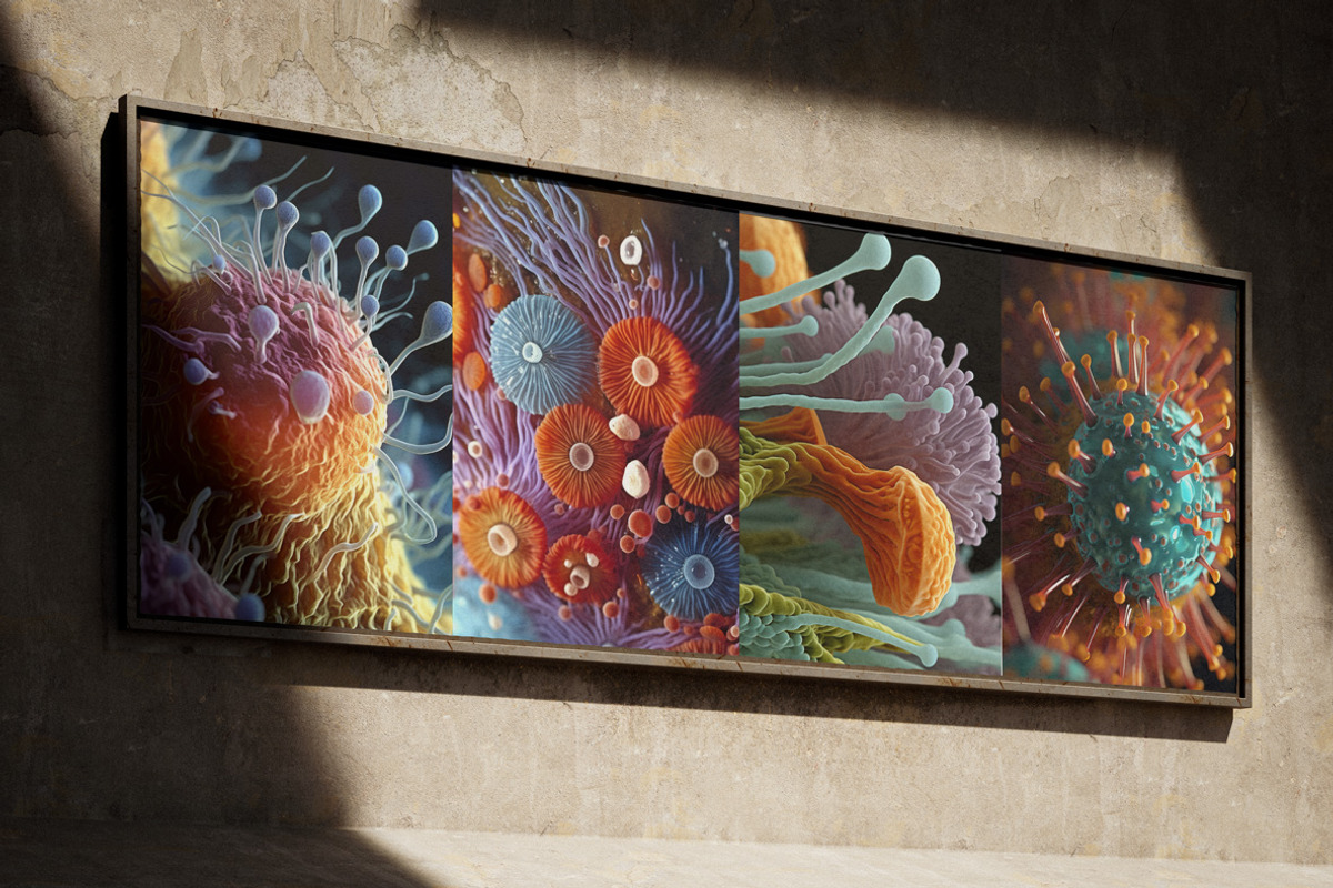Microbes. 40 images, an Education Illustration by Handmadefont (Photo 11 of 11)