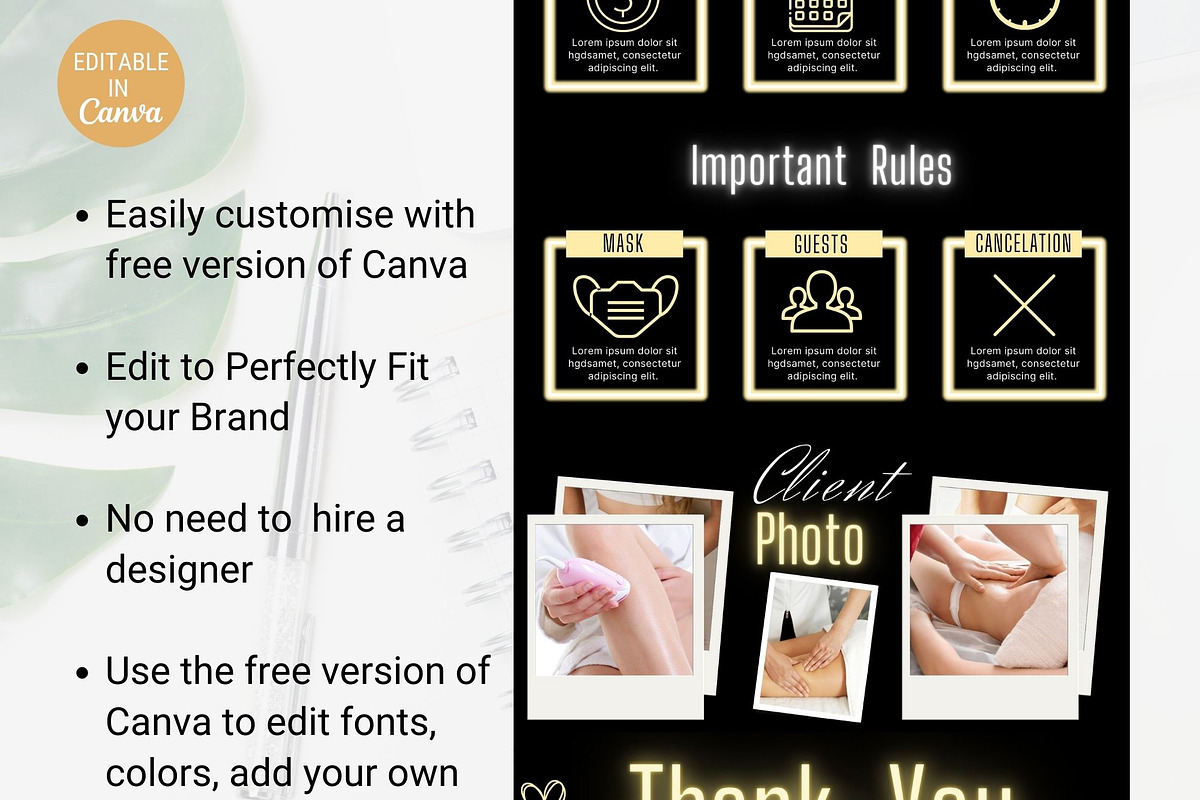 Acuity Scheduling Template, a Websites & App Template by TimCanvaTemplate (Photo 3 of 6)