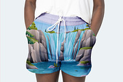 Waterfall Landscape, a Decorative Illustration by Digital Studio (Thumbnail 5 of 8)