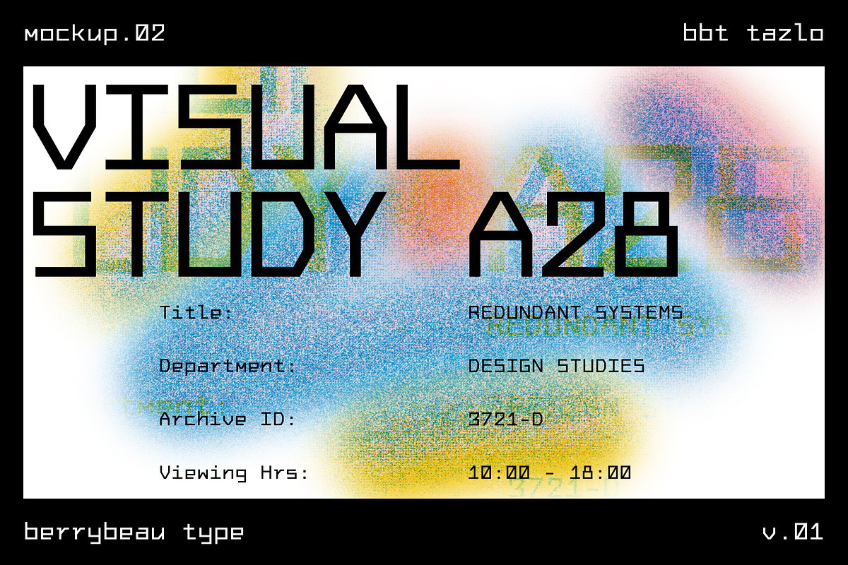 BBT Tazlo - Clean Monospaced Font, a Sans Serif Font by Berrybeau Type (Photo 5 of 6)