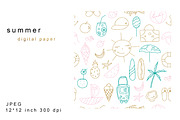 Summer Doodles And Patterns, a Graphic by kh_cat (Thumbnail 3 of 4)