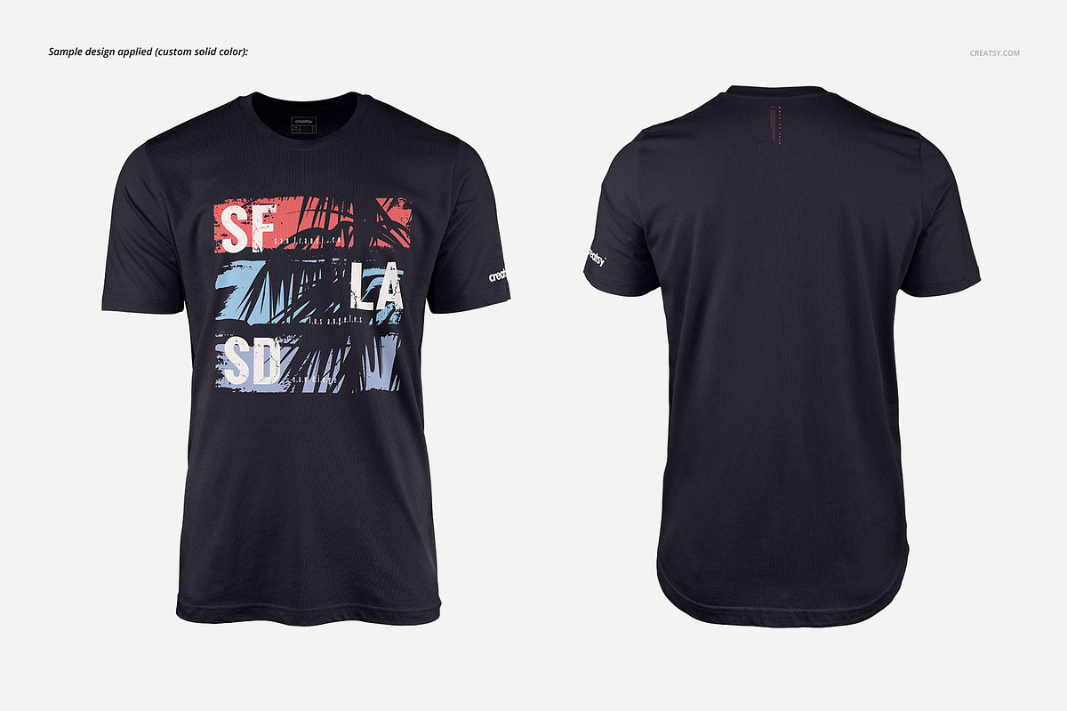 Men T-shirt Mockup Set, a Shirt Mockup by Creatsy (Photo 4 of 13)