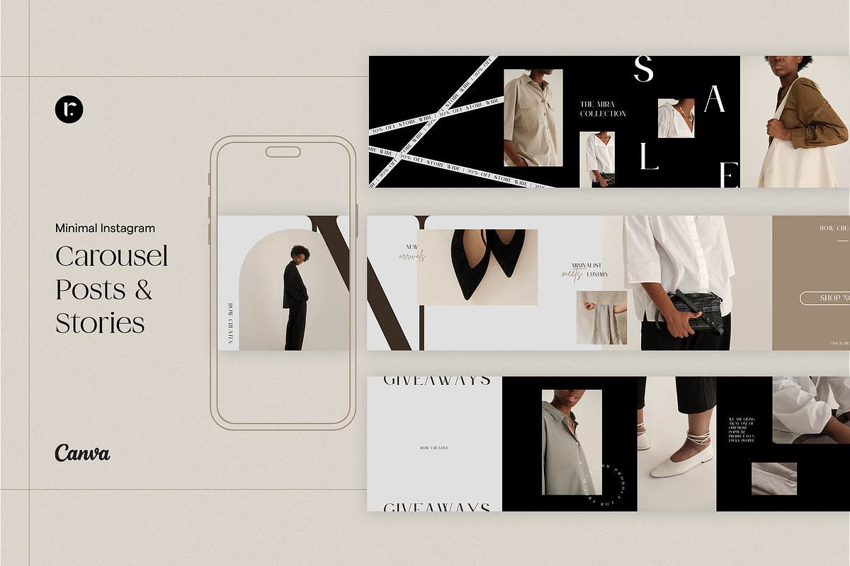 Minimal Instagram Carousel, a Social Media Template by Row Creative (Photo 8 of 11)