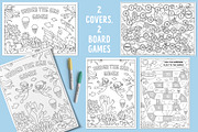 Under the sea coloring games, an Education Illustration by Lexi Claus (Thumbnail 2 of 16)