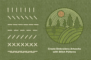 Stitch & Fabric Procreate Brushes, a Brush Add-On by Creative Veila (Thumbnail 2 of 10)