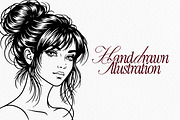 Messy Bun Illustration Vector, a Person Illustration by Tekuni (Thumbnail 3 of 8)