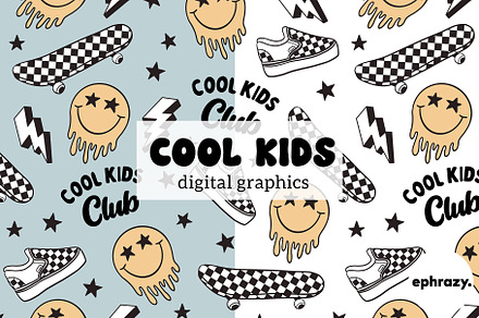 Cool Kids Checked Graphics