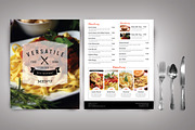 Modern Restaurant Menu (Versatile), a Brochure Template by Nathan Knight Design (Thumbnail 1 of 4)