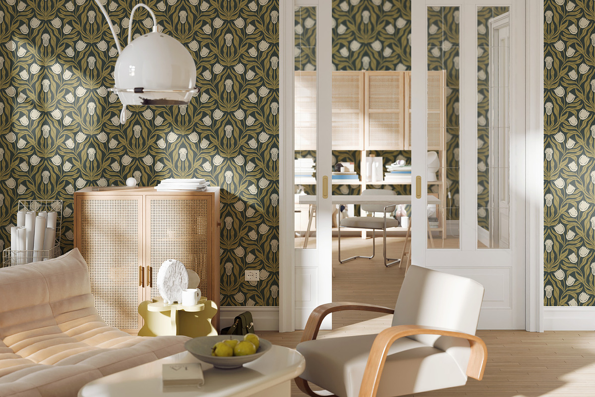 Classic Wallpaper Vol 3, a Wallpaper Graphic by Bloomart Studio (Photo 2 of 5)