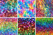 Rainbow Prismatic Texture Patterns, a Pattern Graphic by PrintablesByFranklyn (Thumbnail 3 of 4)