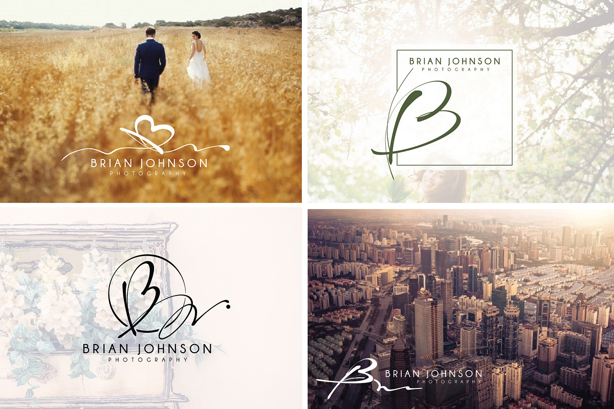 168 LETTER B SIGNATURE monogram logo, a Branding & Logo Template by Whimsical Logoshop (Photo 5 of 16)
