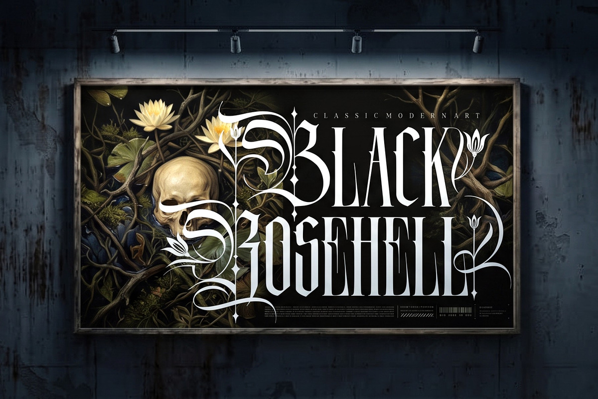 Rosella Mirakle Typeface, a Blackletter Font by alit design (Photo 6 of 20)