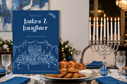 Whimsical Hanukkah: Holiday Line Art, a Seasonal Illustration by divanovskaya_nv (Thumbnail 5 of 16)