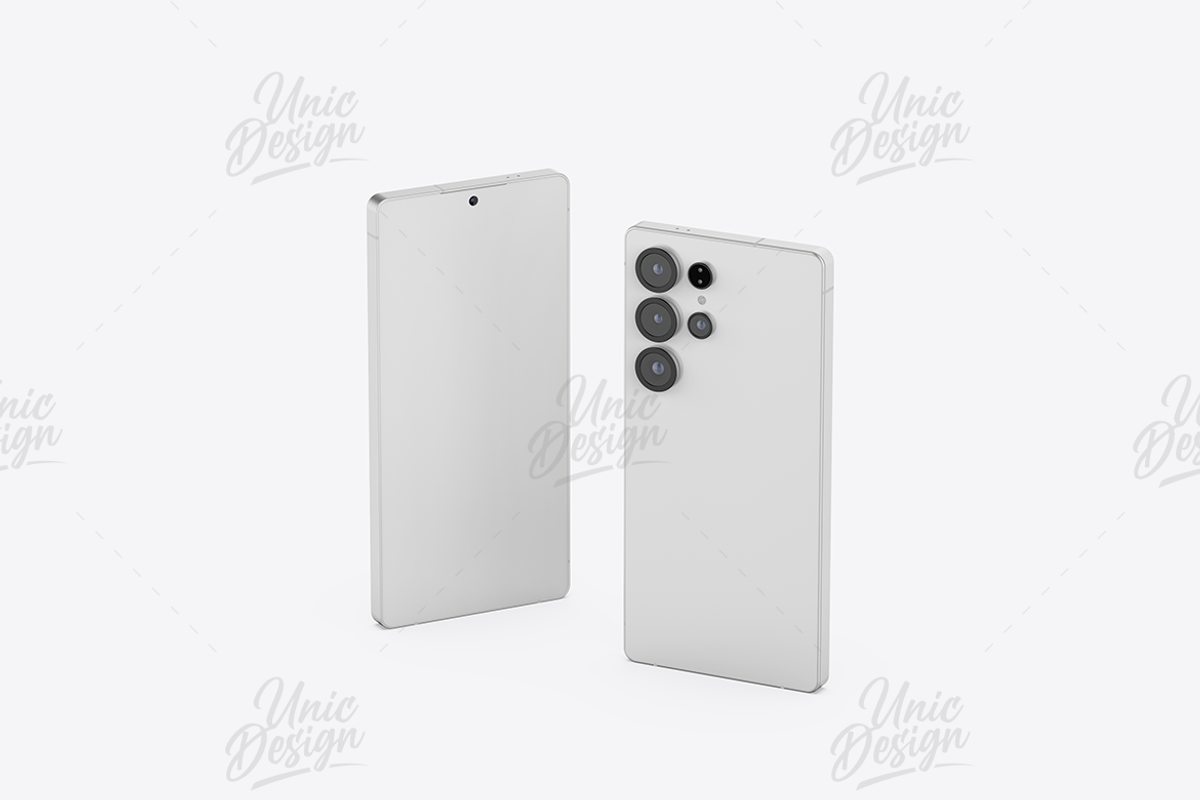 Samsung Galaxy S25 Ultra Mockup, an Android Mockup by UnicDesign (Photo 26 of 35)