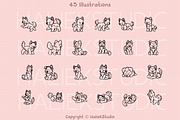 German Shepherd Procreate Stamps, a Brush Add-On by HalieKStudio (Thumbnail 2 of 9)