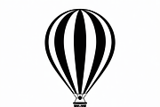 Hot Air Balloon Silhouette Bundle, an Illustration by Designs_River (Thumbnail 6 of 9)