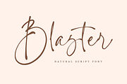 Blaster | Natural Handwritten Font, a Script Font by Moove Studio (Thumbnail 1 of 9)