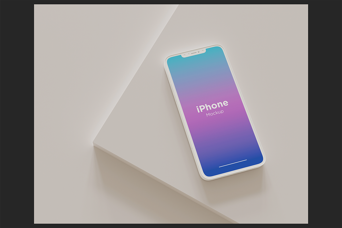 Clay iPhone Mockup Set 2, an iPhone Mockup by Muhazdinata (Photo 2 of 8)