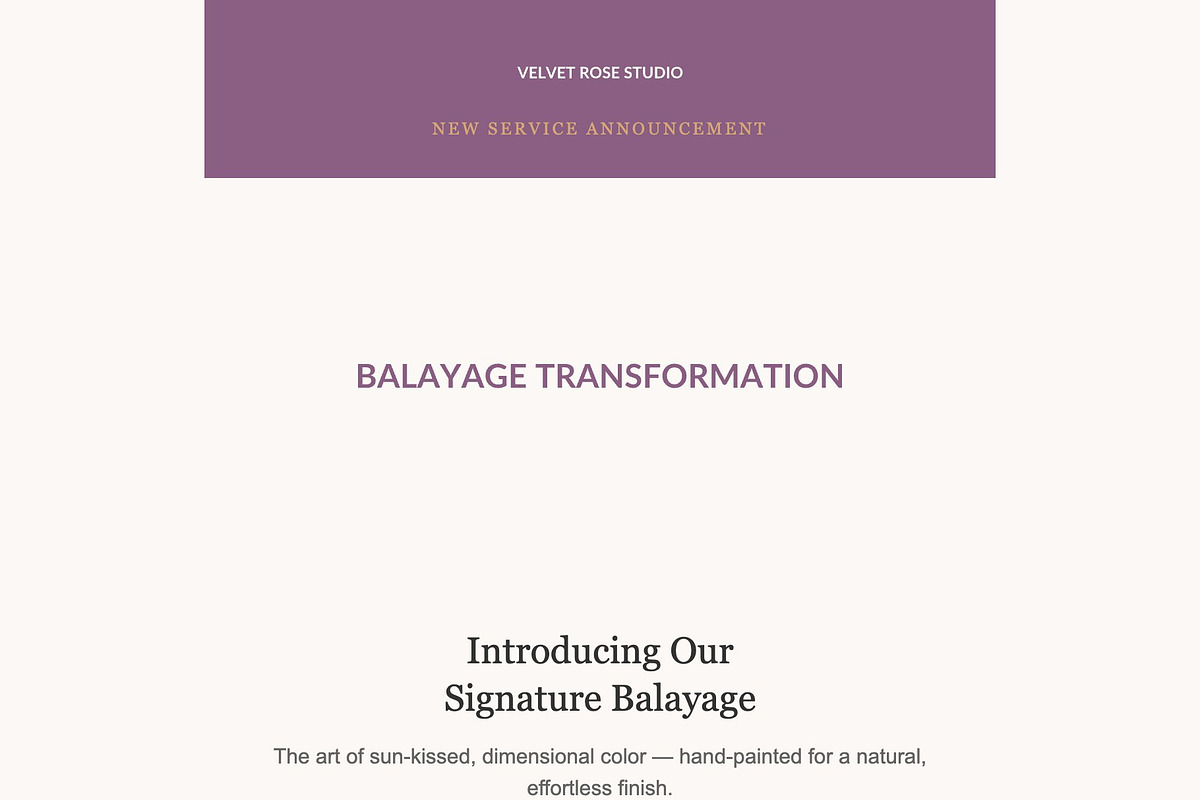 Beauty Email Kit — 4 Emails, an Email Template by Art Club (Photo 2 of 5)
