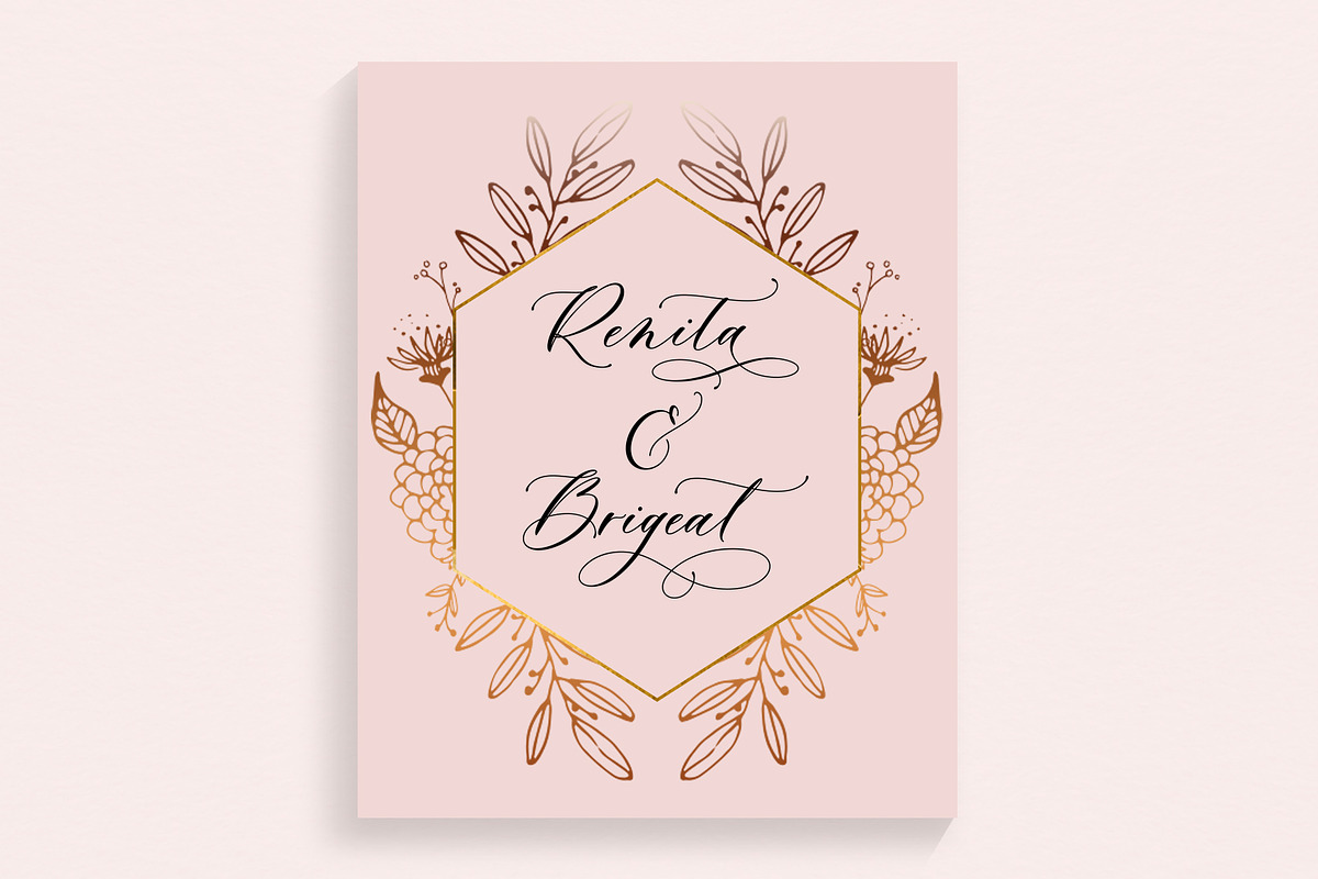 Brendisa Script, a Script Font by JamalCreativeStudio (Photo 5 of 8)