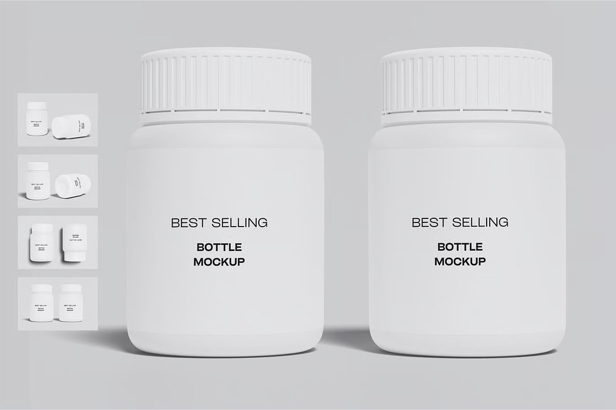 Botlle Mockup, a Packaging Mockup by zpackcreative (Photo 1 of 5)