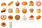 Bakery Clipart Set, a Decorative Illustration by Pati Charm Studio (Thumbnail 6 of 8)