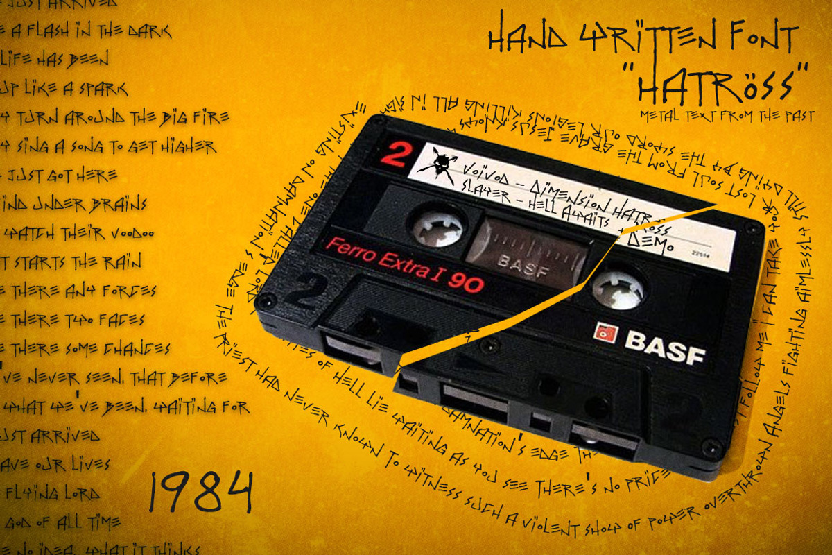 Hand Made Font ‘Hatross’