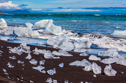 Icy coast, a Nature Photo by kavram