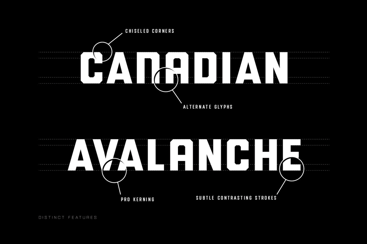 Drone Ranger PRO Font Family, a Sans Serif Font by Vintage Type Company (Photo 9 of 12)