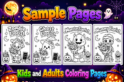 Halloween Boo Florist Coloring Book, a Seasonal Illustration by Design Zone (Thumbnail 4 of 5)