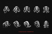 10 Bundle Dark Art Mammoth Ancient, an Illustration by Morspective (Thumbnail 6 of 7)