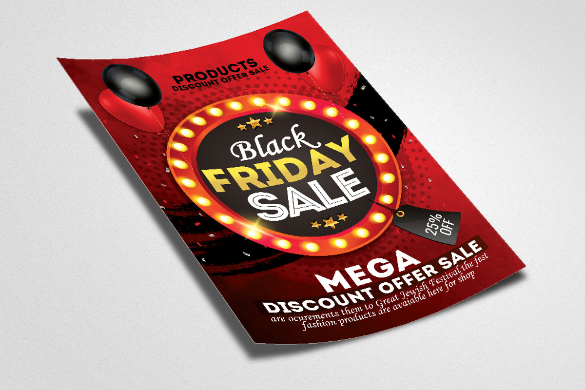 Black Friday Sale Flyer/Poster, a Flyer Template by Business Flyers (Photo 2 of 2)