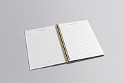 A4 Spiral Notebook Mockup, a Print Template by graphicsecond (Thumbnail 8 of 16)