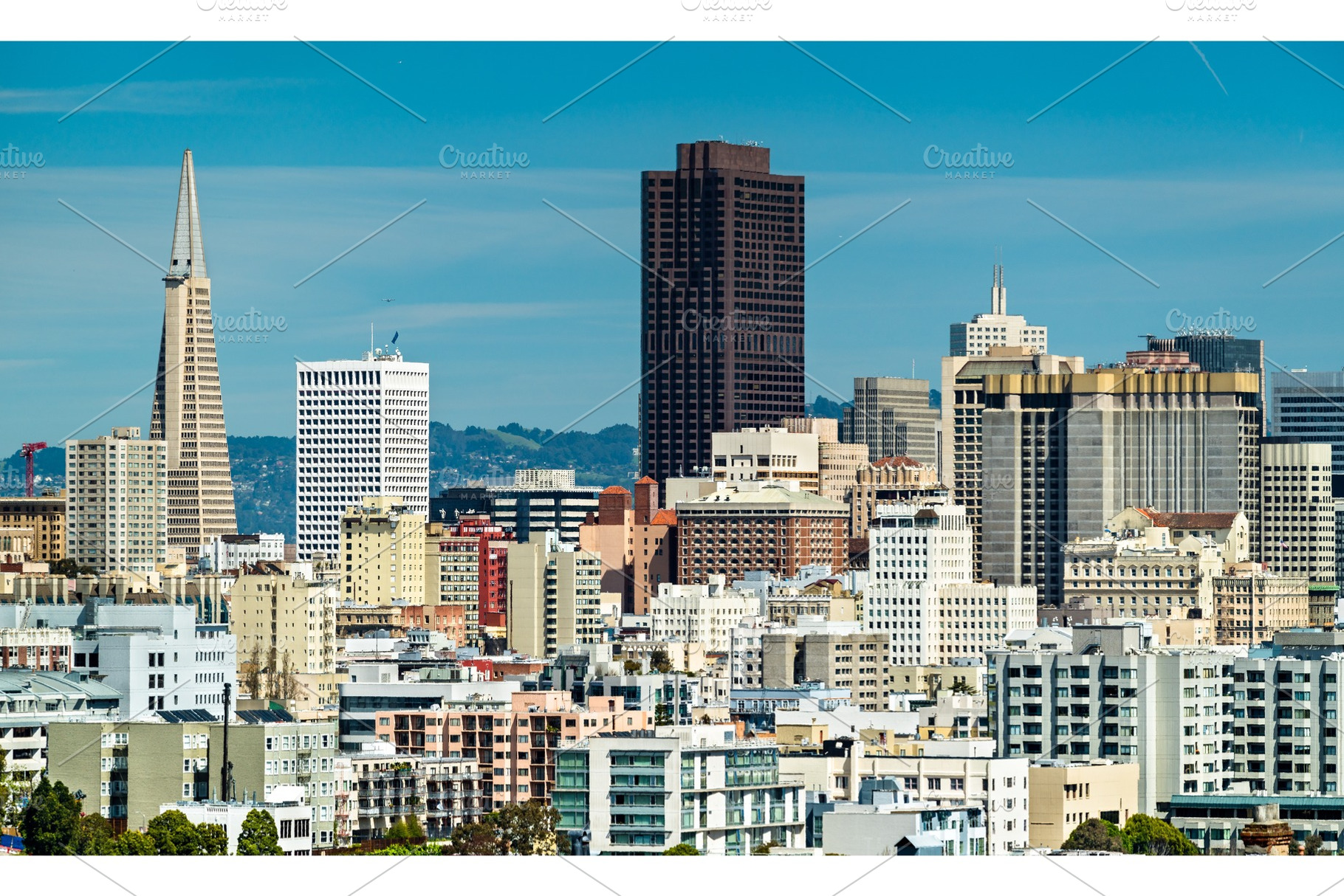 Panorama of san francisco featuring san francisco, panorama, and skyline, an Architecture Photo by Leonid Andronov