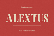 Alextus Serif, a Serif Font by Typegoals Studio (Thumbnail 1 of 6)