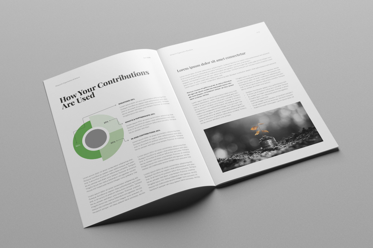 Nonprofit Brochure | Canva & Word, a Brochure Template by HiveArts (Photo 7 of 11)