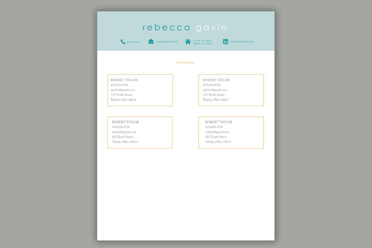 Marketing Resume | Modern Template, a Resume Template by Scribbled Napkin Design (Photo 5 of 5)